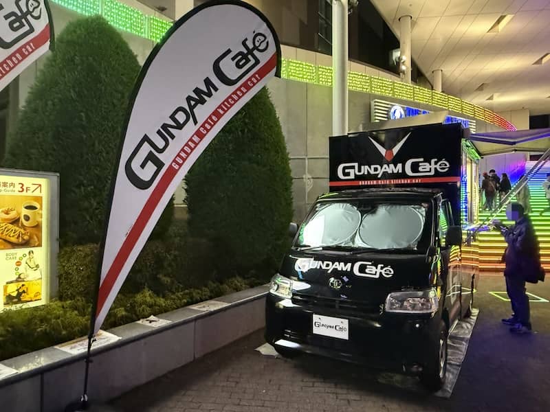 お台場ダイバーシティ東京プラザのガンダムカフェ